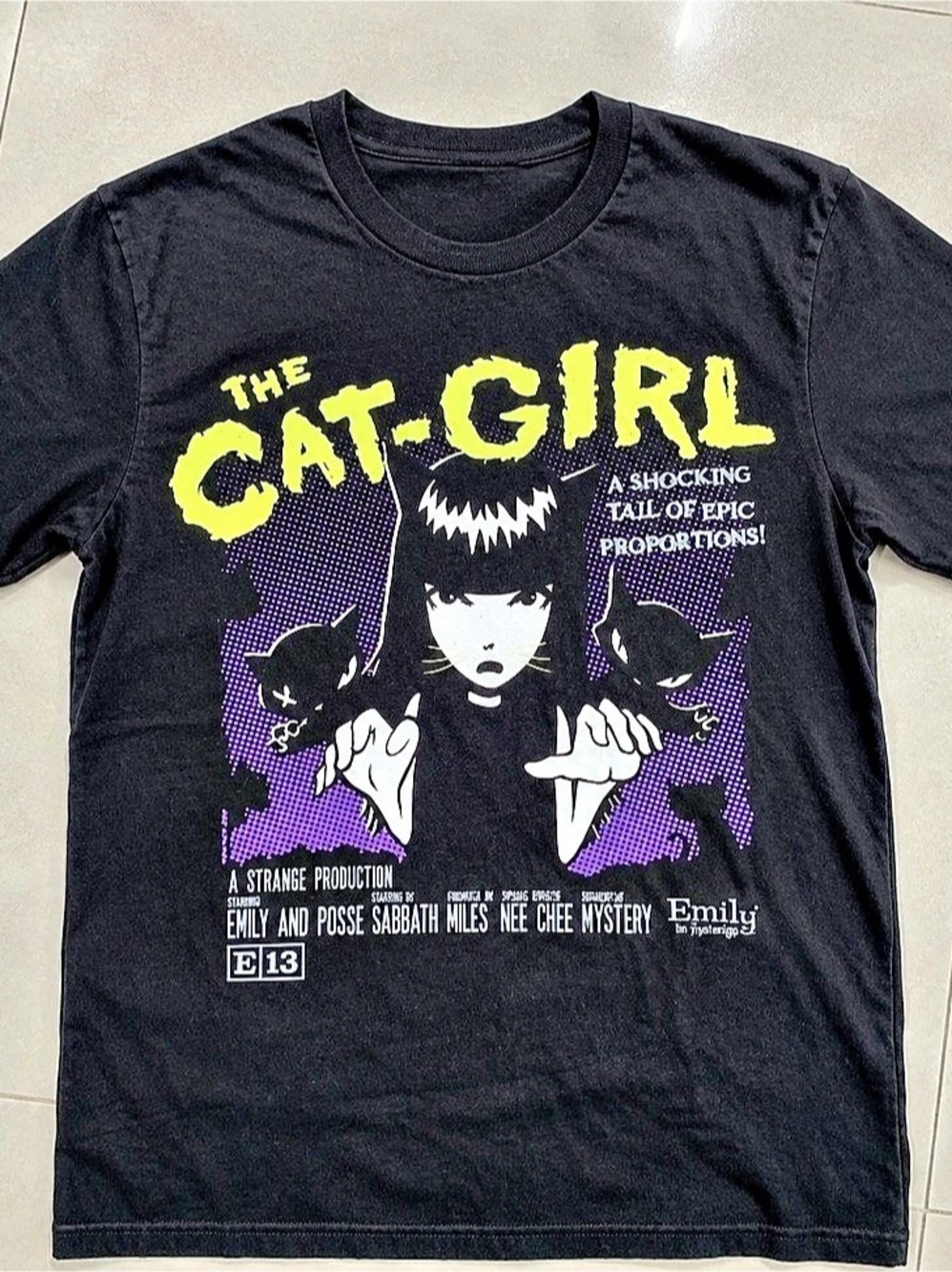 The Cat-Girl A Shocking Tail Of Epic Proportions T-shirt